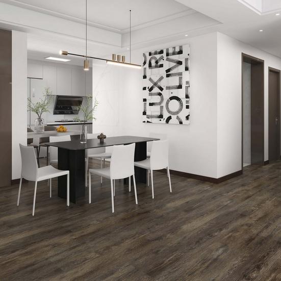 Stormy Elm Waterproof Rigid Core Luxury Vinyl Plank - Foam Pad