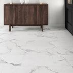 Bianco Matte Waterproof Rigid Core Luxury Vinyl Tile - Foam Pad