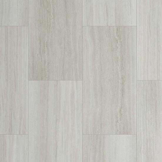 White Valentino Waterproof Rigid Core Luxury Vinyl Tile - Foam Pad