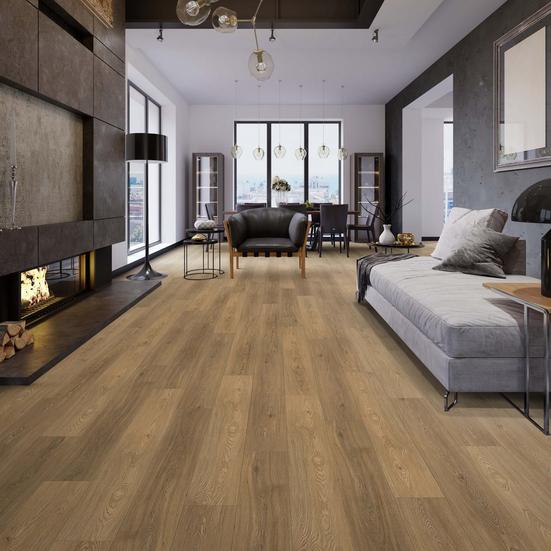 Fenmore Hickory Waterproof Rigid Core Luxury Vinyl Plank - Foam Pad