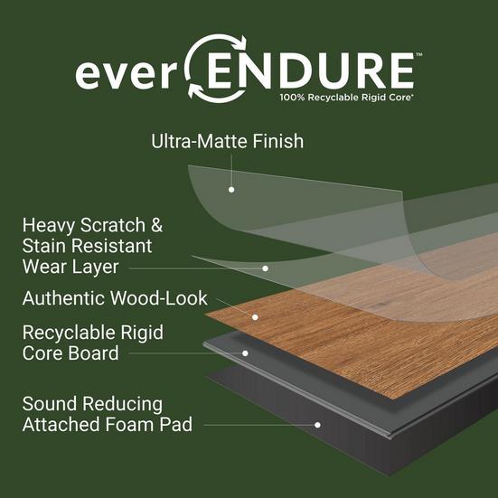 Spring Mill Waterproof Recyclable Rigid Core Luxury Vinyl Plank - Foam Pad