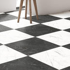 Ferentino Noche Checkerboard Waterproof Rigid Core Luxury Vinyl Tile - Foam Pad