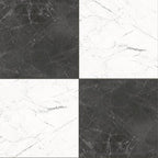 Ferentino Noche Checkerboard Waterproof Rigid Core Luxury Vinyl Tile - Foam Pad