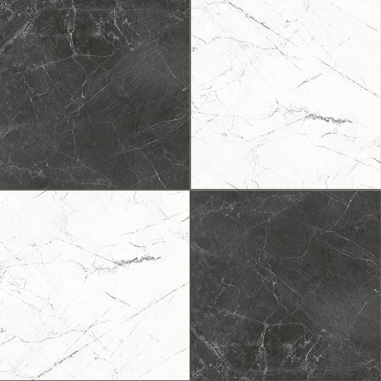 Ferentino Noche Checkerboard Waterproof Rigid Core Luxury Vinyl Tile - Foam Pad