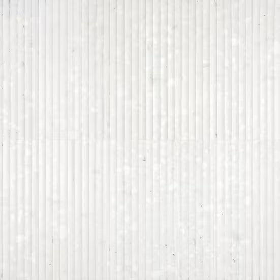 White Fluted Polished Terrazzo Tile