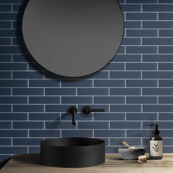 Pure Cobalt Glass Tile