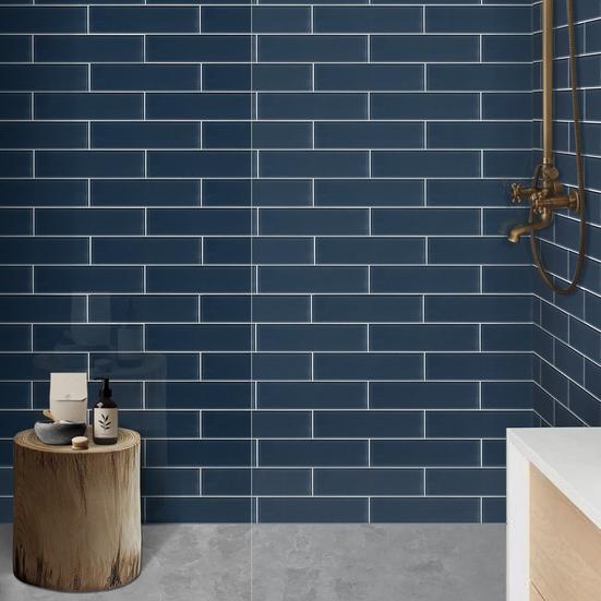 Pure Cobalt Glass Tile