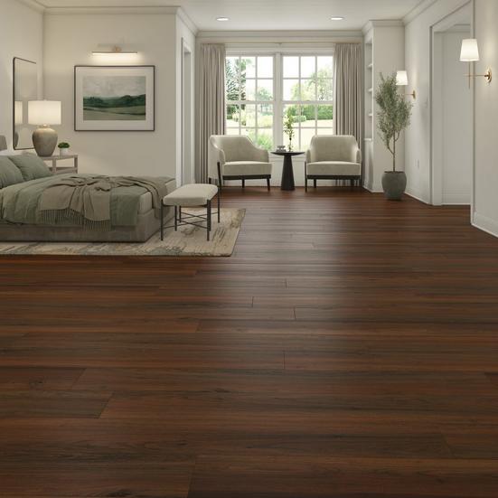 Ludlow Waterproof Rigid Core Luxury Vinyl Plank - Cork Pad