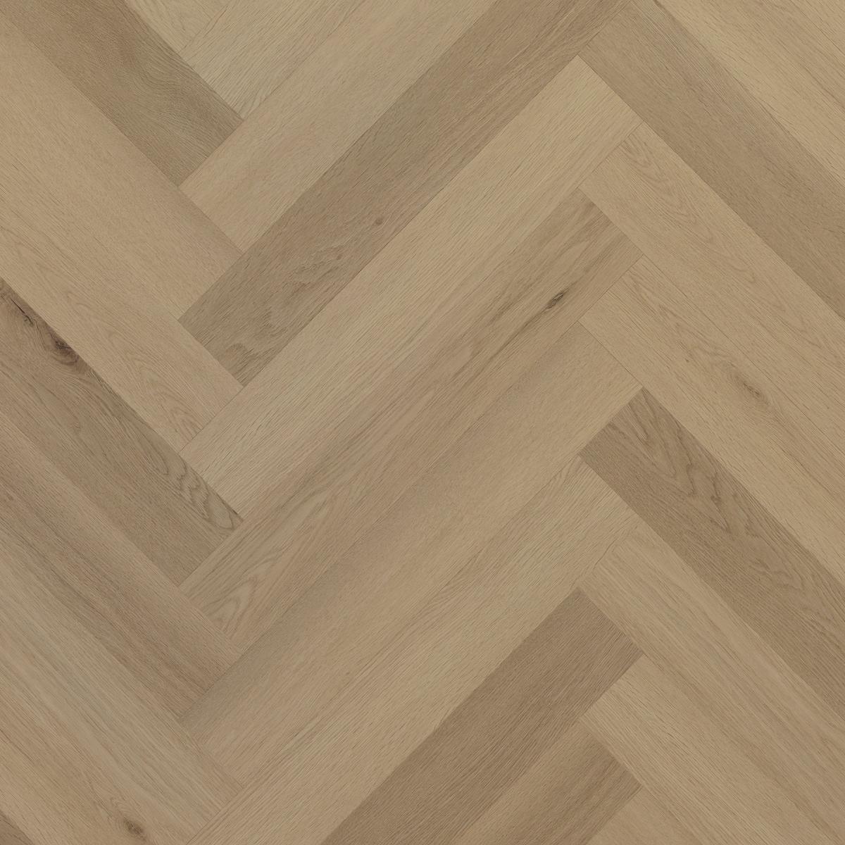 Harper Herringbone Waterproof Rigid Core Luxury Vinyl Plank - Cork Pad
