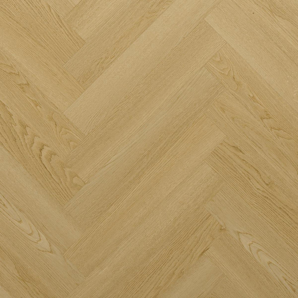 Paloma Herringbone Waterproof Rigid Core Luxury Vinyl Plank - Cork Pad
