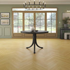 Paloma Herringbone Waterproof Rigid Core Luxury Vinyl Plank - Cork Pad