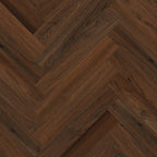 Ludlow Herringbone Waterproof Rigid Core Luxury Vinyl Plank - Cork Pad