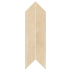 Riviera Sand Chevron Wood Plank Matte Porcelain Tile