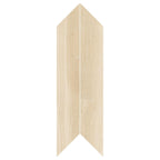 Riviera Sand Chevron Wood Plank Matte Porcelain Tile