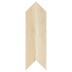 Riviera Sand Chevron Wood Plank Matte Porcelain Tile
