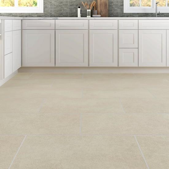 Cantabria Greige Waterproof Rigid Core Luxury Vinyl Plank - Cork Pad