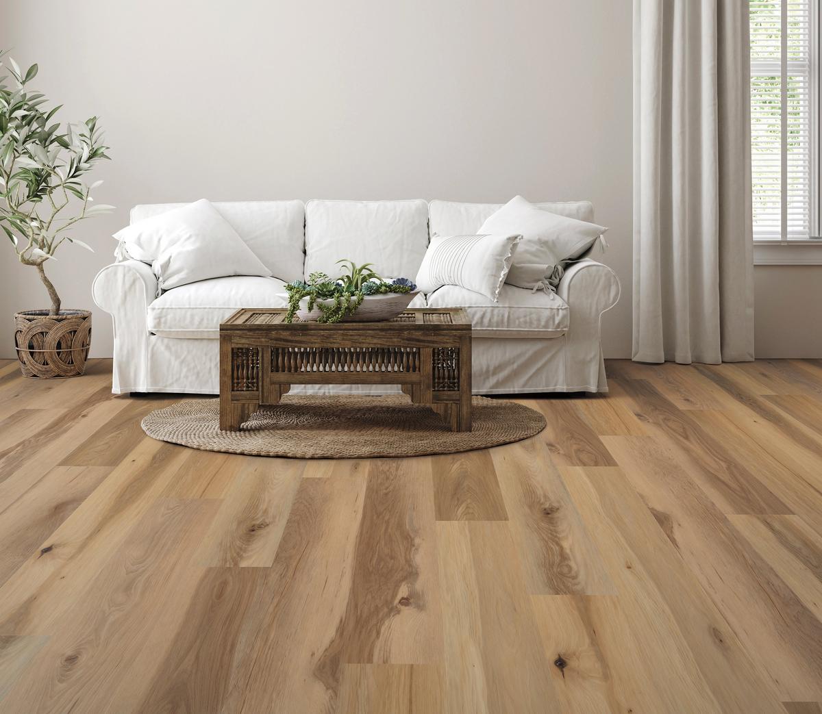 Autumn Lodge Waterproof Rigid Core Luxury Vinyl Plank - Cork Pad