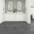 Riaza Smoke Waterproof Rigid Core Luxury Vinyl Plank - Cork Pad