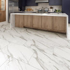 Ankara Marble Waterproof Rigid Core Luxury Vinyl Plank - Cork Pad