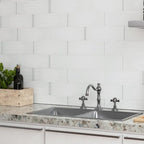 Crystal White Ice Glass Tile