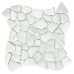 Bora Bora Pebble Frosted Glass Mosaic
