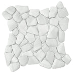 Bora Bora Pebble Frosted Glass Mosaic