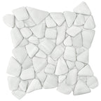 Bora Bora Pebble Frosted Glass Mosaic