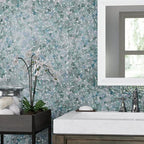 Crystal Cove Glass Pebble Mosaic