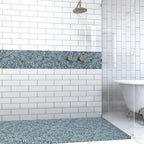Crystal Cove Glass Pebble Mosaic