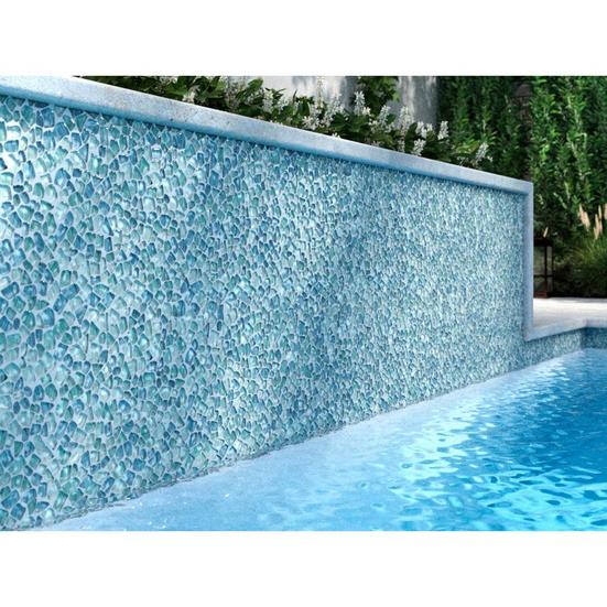 Crystal Cove Glass Pebble Mosaic