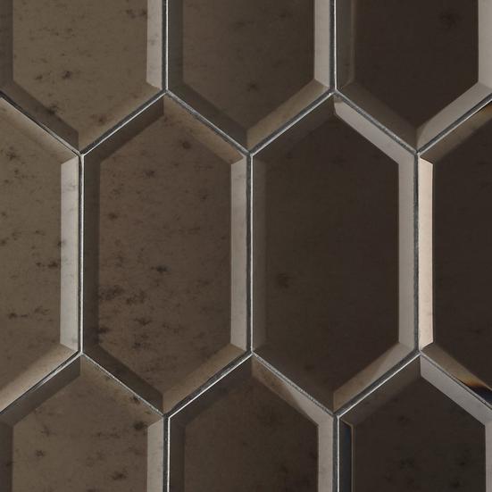 Vintage Reflection Glass Mosaic