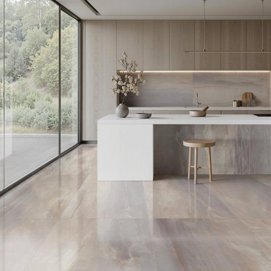 Celine Ice Polished Porcelain Tile