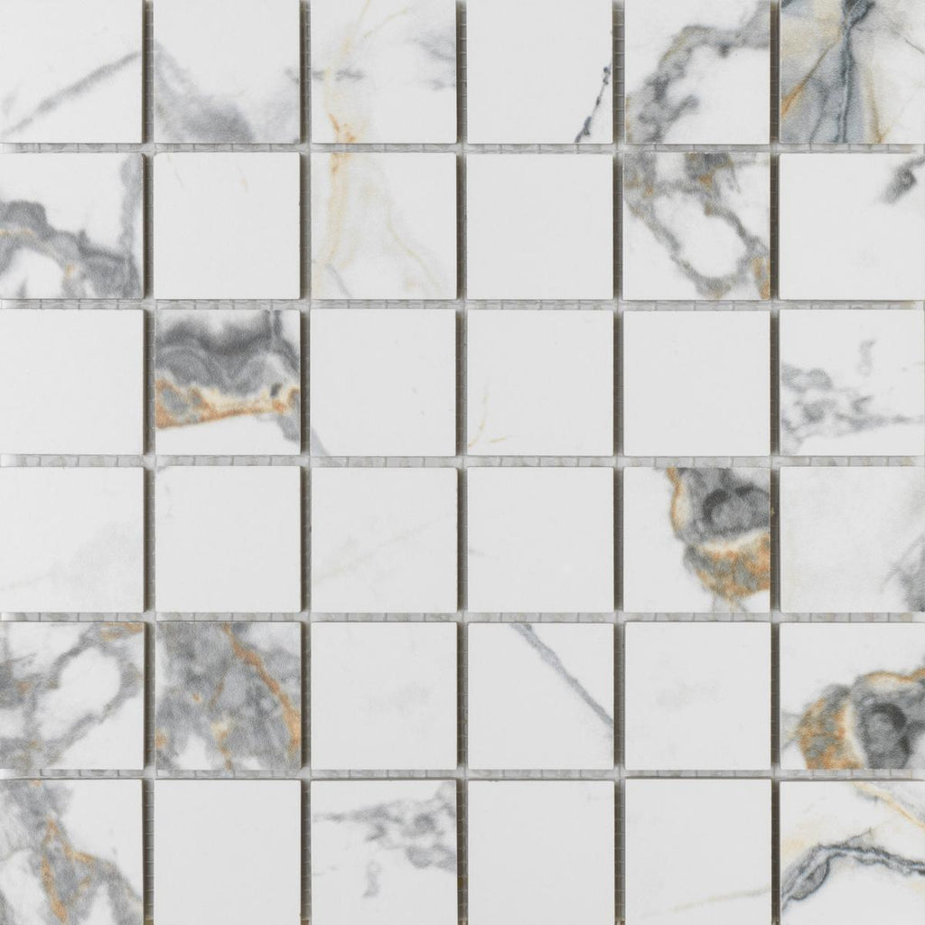 Emilia Matte Square Porcelain Mosaic