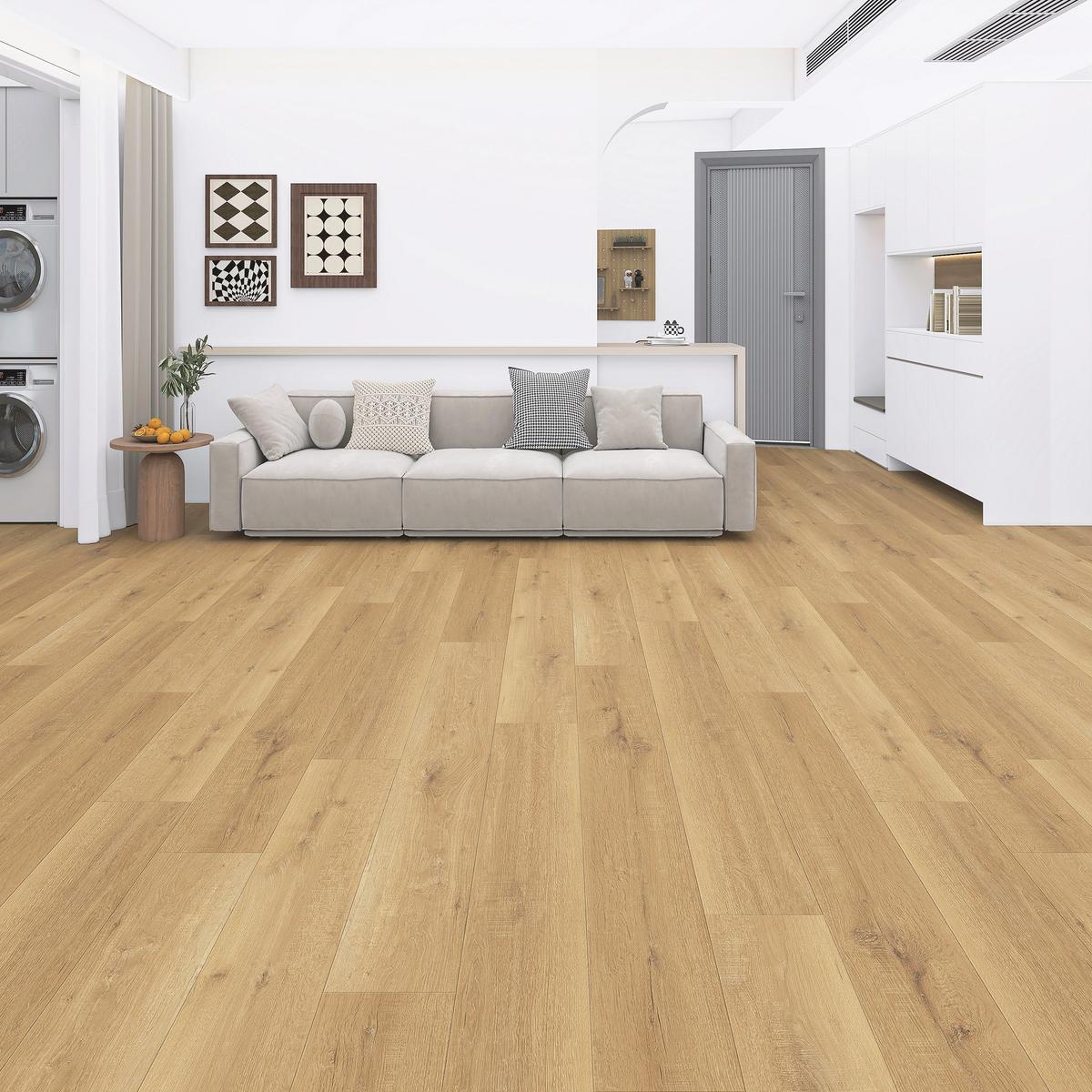 Kendall Creek Waterproof Rigid Core Luxury Vinyl Plank - Cork Pad