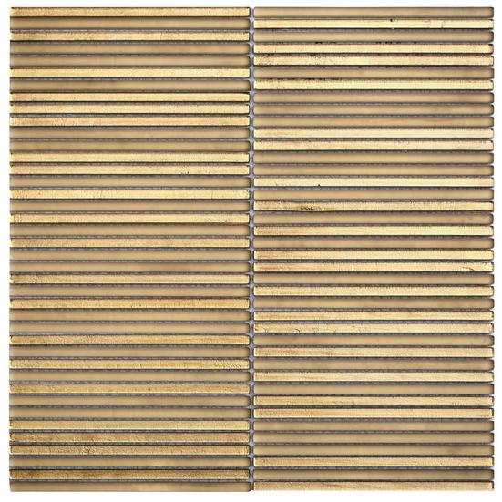 Monarch Gold Stack Glass Mosaic
