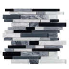 Nightfall Linear Glass Mosaic