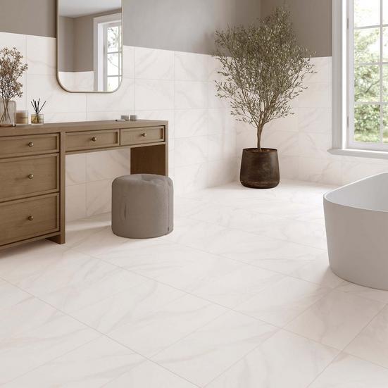 Andover White Matte Porcelain Tile