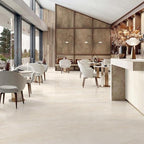 Avery White Polished Porcelain Tile