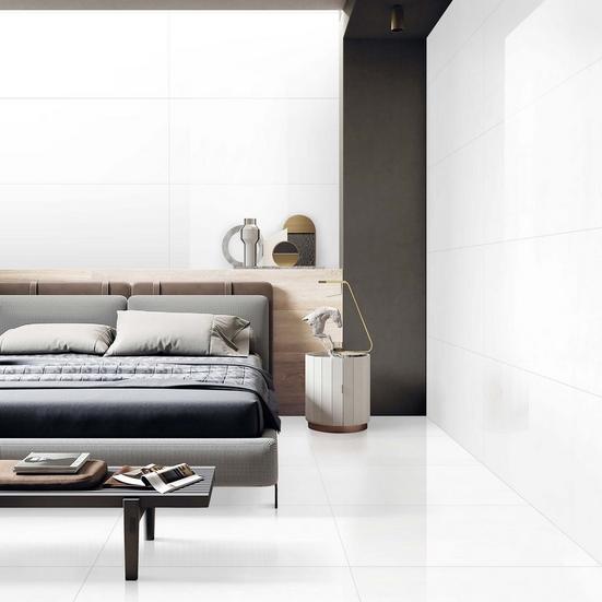 Everest White Polished Porcelain Tile