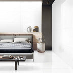 Everest White Polished Porcelain Tile