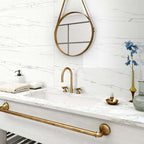 Giacometti White Polished Porcelain Tile