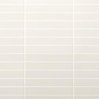 White Stack Unglazed Porcelain Mosaic II