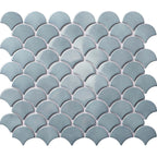 La Jolla Fan Porcelain Mosaic