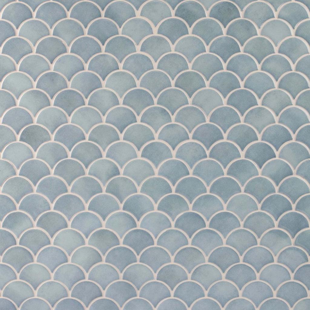 La Jolla Fan Porcelain Mosaic