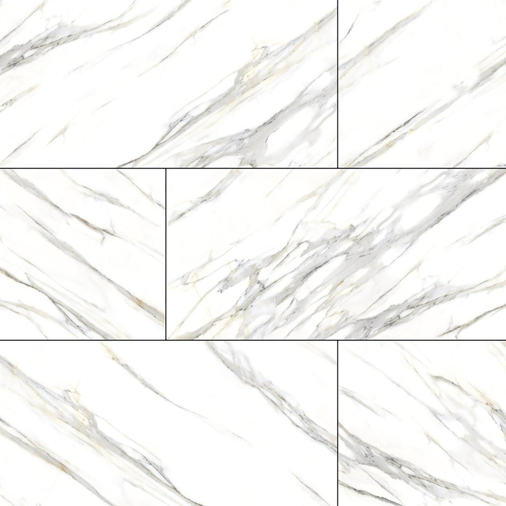 Celestial White Polished Porcelain Tile