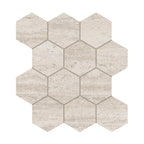 Riviera Oat Hexagon Matte Porcelain Mosaic