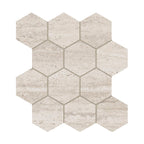 Riviera Oat Hexagon Matte Porcelain Mosaic