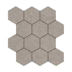Capri Porcini Hexagon Matte Porcelain Mosaic