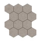 Capri Porcini Hexagon Matte Porcelain Mosaic