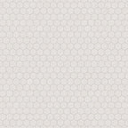 Capri Oyster Hexagon Matte Porcelain Mosaic